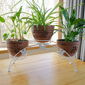 Подставка для цветов Арка-3 (Белый)