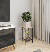 Подставка для цветов Парма-12Л (Черный)