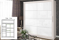 Шкаф-купе Танго 1.8 лакобель Р (Анкор светлый)