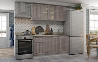 Кухня Хозяюшка 1500 б/м, б/с (Трюфель)