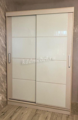 Шкаф-купе Танго лакобель 1500 (Дуб сонома/Бежевый)