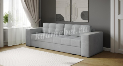 Диван раскладной Нави (Светло-серый/Холст белый)