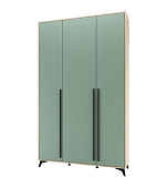 Шкаф Ева 1300 3С (Дуб экспресив песочный/Муссон)