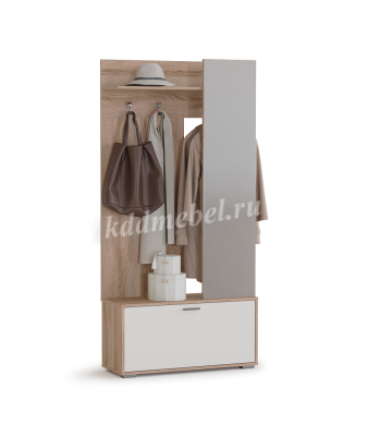 Прихожая Лайт (Дуб сонома/Белый)