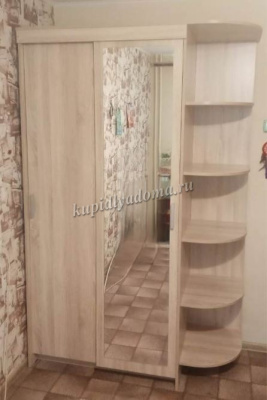 Шкаф-купе СТ №1 с зеркалом (Дуб сонома)