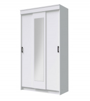 Шкаф-Купе Эко Былый гладкий бел. фон