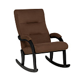 Кресло-качалка Leset Дэми (Венге/Ткань велюр Коричневый V23)