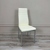 Стул обеденный F-261-3 хром (Кремовый)