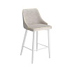 Стул полубарный Ками (Дымчато-кремовый/Белый)