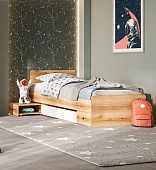 Кровать Киви 0.9 с ящиками (Дуб делано)