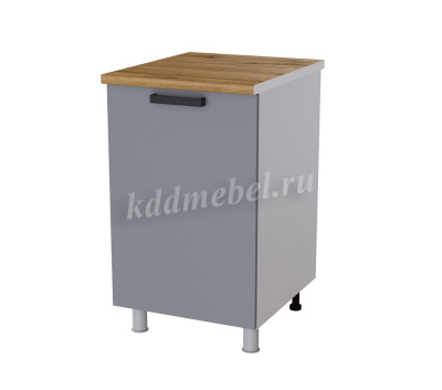 Шкаф нижний глубокий Г5Р кухня Осло без столешницы (Белый/Карбон сакура)