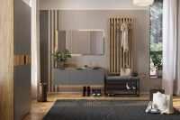 Прихожая Бери К6 дуб крафт золотой графит