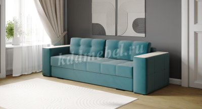 Диван раскладной Нави (Бирюза/Клен кремовый)