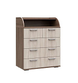 Комод КМ-01 (Ясень шимо темный/Ясень шимо светлый)