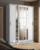 Шкаф-купе Стиль-2 1600 (Белый древесные поры) 