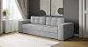 Диван раскладной Нави (Светло-серый/Холст белый)