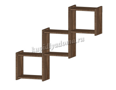 Полка Квадро (Дуб самдал)