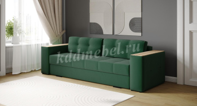 Диван раскладной Нави (Изумруд/Дуб канадский)