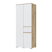 Шкаф Плейона спальня 2-х створчатый (Дуб делано/Белый)